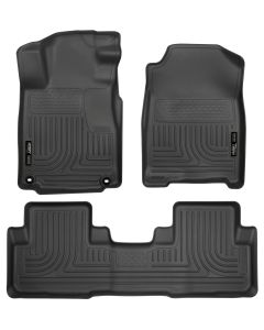 Husky Liners ® - WeatherBeater™ Black Custom Footwell Coverage Front and 2nd Seat Floor Liners (98451)