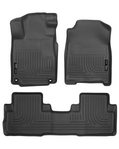 Husky Liners ® - WeatherBeater™ Black Custom Footwell Coverage Front and 2nd Seat Floor Liners (98471)