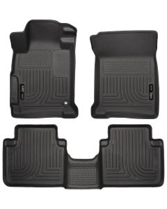 Husky Liners ® - WeatherBeater™ Black Custom Footwell Coverage Front and 2nd Seat Floor Liners (98481)