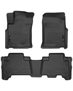 Husky Liners ® - WeatherBeater™ Black Custom Footwell Coverage Front and 2nd Seat Floor Liners (98571)