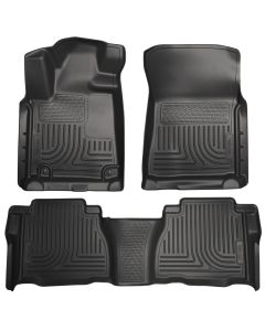 Husky Liners ® - WeatherBeater™ Black Custom Footwell Coverage Front and 2nd Seat Floor Liners (98581)