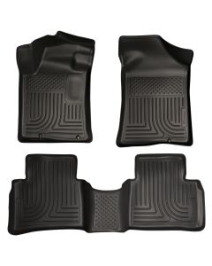 Husky Liners ® - WeatherBeater™ Black Custom Footwell Coverage Front and 2nd Seat Floor Liners (98641)
