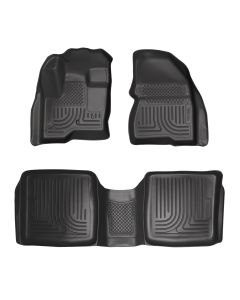 Husky Liners ® - WeatherBeater™ Black Custom Footwell Coverage Front and 2nd Seat Floor Liners (98741)