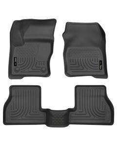 Husky Liners ® - WeatherBeater™ Black Custom Footwell Coverage Front and 2nd Seat Floor Liners (98771)