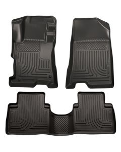 Husky Liners ® - WeatherBeater™ Black Custom Footwell Coverage Front and 2nd Seat Floor Liners (98801)