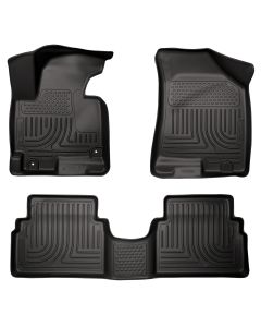 Husky Liners ® - WeatherBeater™ Black Custom Footwell Coverage Front and 2nd Seat Floor Liners (98861)