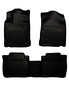 Husky Liners ® - WeatherBeater™ Black Custom Footwell Coverage Front and 2nd Seat Floor Liners (98901)