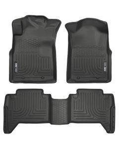 Husky Liners ® - WeatherBeater™ Black Custom Footwell Coverage Front and 2nd Seat Floor Liners (98951)