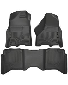 Husky Liners ® - WeatherBeater™ Black Custom Footwell Coverage Front and 2nd Seat Floor Liners (99001)