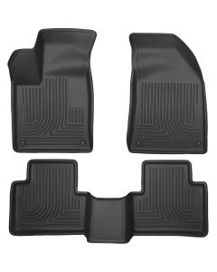 Husky Liners ® - WeatherBeater™ Black Custom Footwell Coverage Front and 2nd Seat Floor Liners (99071)