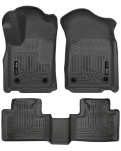 Husky Liners ® - WeatherBeater™ Black Custom Footwell Coverage Front and 2nd Seat Floor Liners (99151)