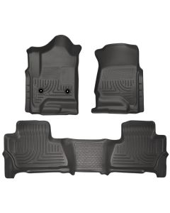 Husky Liners ® - WeatherBeater™ Black Custom Footwell Coverage Front and 2nd Seat Floor Liners (99211)