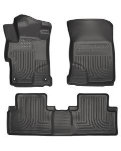 Husky Liners ® - WeatherBeater™ Black Custom Footwell Coverage Front and 2nd Seat Floor Liners (99441)