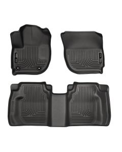 Husky Liners ® - WeatherBeater™ Black Custom Footwell Coverage Front and 2nd Seat Floor Liners (99491)