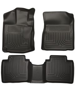 Husky Liners ® - WeatherBeater™ Black Custom Footwell Coverage Front and 2nd Seat Floor Liners (99541)