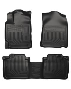 Husky Liners ® - WeatherBeater™ Black Custom Footwell Coverage Front and 2nd Seat Floor Liners (99551)