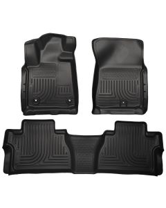 Husky Liners ® - WeatherBeater™ Black Custom Footwell Coverage Front and 2nd Seat Floor Liners (99561)