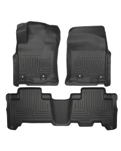 Husky Liners ® - WeatherBeater™ Black Custom Footwell Coverage Front and 2nd Seat Floor Liners (99571)