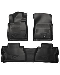 Husky Liners ® - WeatherBeater™ Black Custom Footwell Coverage Front and 2nd Seat Floor Liners (99581)