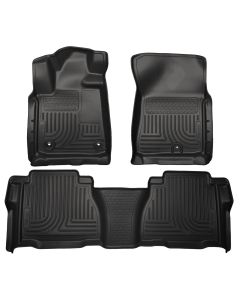Husky Liners ® - WeatherBeater™ Black Custom Footwell Coverage Front and 2nd Seat Floor Liners (99591)