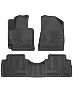 Husky Liners ® - WeatherBeater™ Black Custom Footwell Coverage Front and 2nd Seat Floor Liners (99611)
