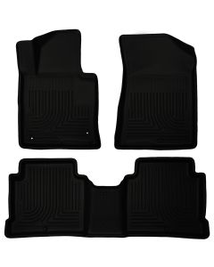 Husky Liners WeatherBeater Black Custom Footwell Coverage Front & 2nd Seat Floor Liners, Item Image