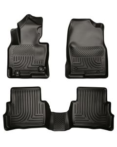 Husky Liners ® - WeatherBeater™ Black Custom Footwell Coverage Front and 2nd Seat Floor Liners (99731)