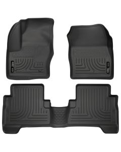 Husky Liners ® - WeatherBeater™ Black Custom Footwell Coverage Front and 2nd Seat Floor Liners (99741)