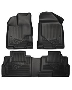Husky Liners ® - WeatherBeater™ Black Custom Footwell Coverage Front and 2nd Seat Floor Liners (99761)