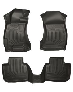 Husky Liners ® - WeatherBeater™ Black Custom Footwell Coverage Front and 2nd Seat Floor Liners (99841)