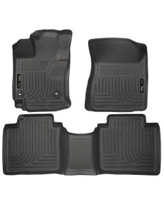 Husky Liners ® - WeatherBeater™ Black Custom Front and 2nd Seat Floor Liners (98661)