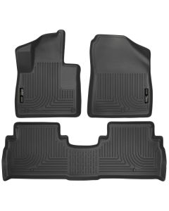 Husky Liners ® - WeatherBeater™ Black Custom Front and 2nd Seat Floor Liners (98691)
