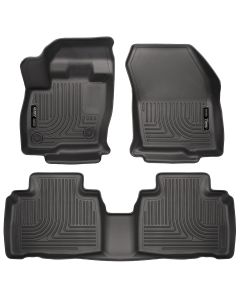 Husky Liners ® - WeatherBeater™ Black Custom Front and 2nd Seat Floor Liners (98781)