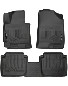 Husky Liners ® - WeatherBeater™ Black Custom Front and 2nd Seat Floor Liners (98941)