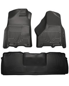 Husky Liners ® - WeatherBeater™ Black Custom Front and 2nd Seat Floor Liners (99041)