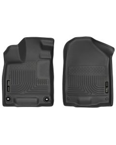 Husky Liners ® - WeatherBeater™ Black Custom Front Floor Liners (18411)