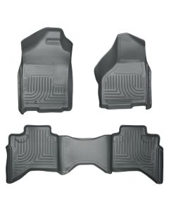 Husky Liners ® - WeatherBeater™ Grey Custom Footwell Coverage Front and 2nd Seat Floor Liners (98032)