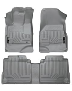 Husky Liners ® - WeatherBeater™ Grey Custom Footwell Coverage Front and 2nd Seat Floor Liners (98132)