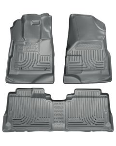 Husky Liners ® - WeatherBeater™ Grey Custom Footwell Coverage Front and 2nd Seat Floor Liners (98352)