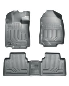 Husky Liners ® - WeatherBeater™ Grey Custom Footwell Coverage Front and 2nd Seat Floor Liners (98362)
