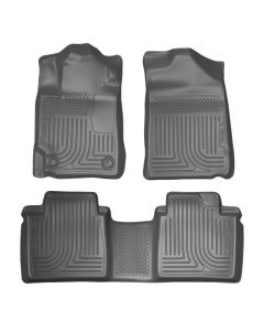 Husky Liners ® - WeatherBeater™ Grey Custom Footwell Coverage Front and 2nd Seat Floor Liners (98512)