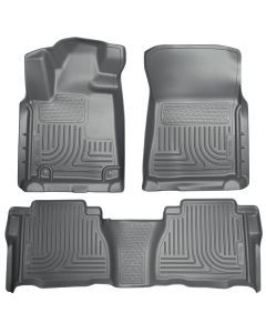 Husky Liners ® - WeatherBeater™ Grey Custom Footwell Coverage Front and 2nd Seat Floor Liners (98582)