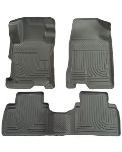 Husky Liners ® - WeatherBeater™ Grey Custom Footwell Coverage Front and 2nd Seat Floor Liners (98602)