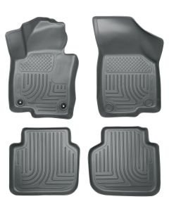 Husky Liners ® - WeatherBeater™ Grey Custom Footwell Coverage Front and 2nd Seat Floor Liners (98682)