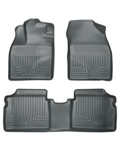 Husky Liners ® - WeatherBeater™ Grey Custom Footwell Coverage Front and 2nd Seat Floor Liners (98932)