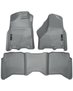 Husky Liners ® - WeatherBeater™ Grey Custom Footwell Coverage Front and 2nd Seat Floor Liners (99002)