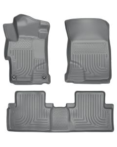 Husky Liners ® - WeatherBeater™ Grey Custom Footwell Coverage Front and 2nd Seat Floor Liners (99442)