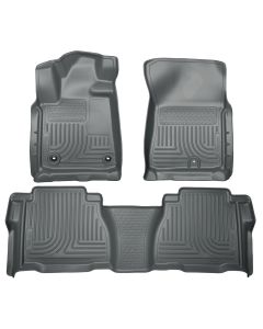 Husky Liners ® - WeatherBeater™ Grey Custom Footwell Coverage Front and 2nd Seat Floor Liners (99592)