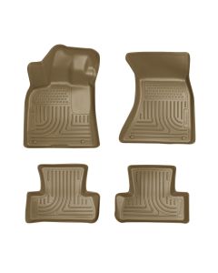Husky Liners ® - WeatherBeater™ Tan Custom Footwell Coverage Front and 2nd Seat Floor Liners (98063)