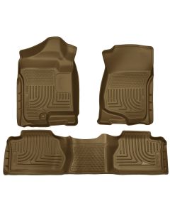 Husky Liners ® - WeatherBeater™ Tan Custom Footwell Coverage Front and 2nd Seat Floor Liners (98263)